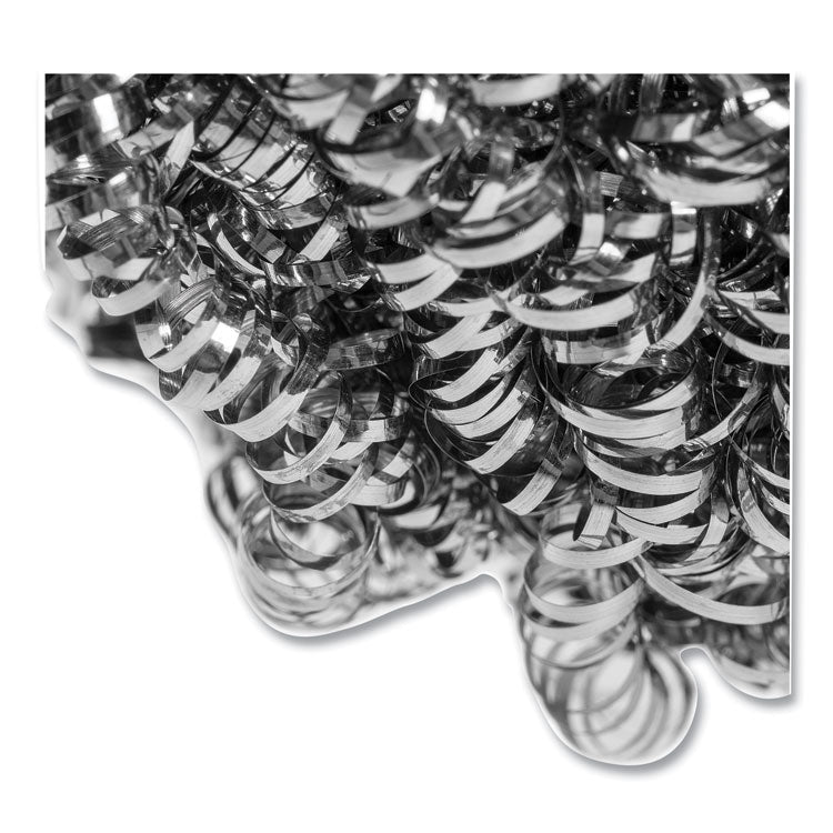 Stainless Steel Sponge, Polybagged, 1.75 oz, Gray, 12/Pack, 6 Packs/Carton