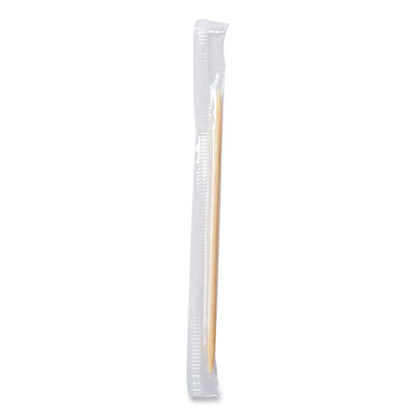 Cello-Wrapped Round Wood Toothpicks, Mint, 2.5", Natural, 1,000/Box, 15 Boxes/Carton