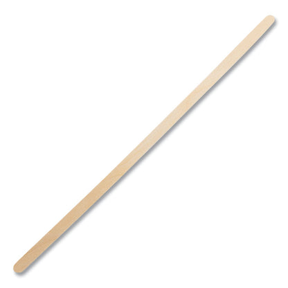 Wood Stir Sticks, 7.5" Long, 500/Box, 10 Boxes/Carton