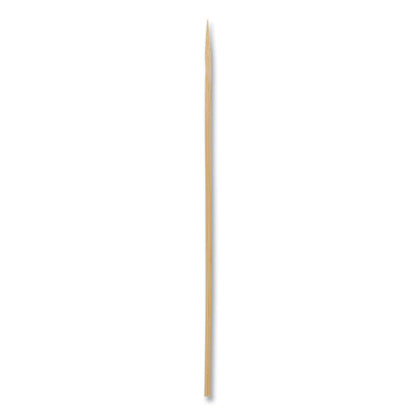 Bamboo Skewers, Paper, 6", Natural, 100/Pack