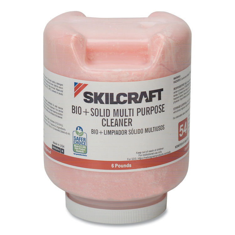 7930016949775, SKILCRAFT Bio+ Multipurpose Cleaner, Unscented, 6 lb Bottle, 2/Carton