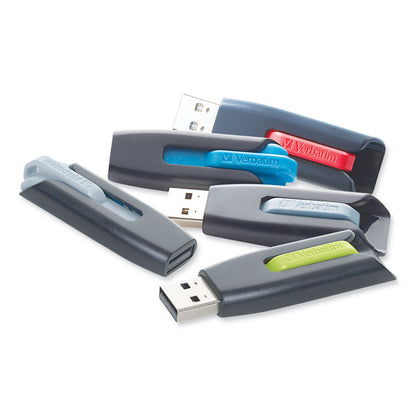 Store 'n' Go V3 USB 3.0 Drive, 128 GB, Black/Gray