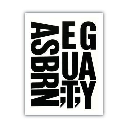 Press-On Vinyl Self-Adhesive Uppercase Letters, 4" Tall, Black Characters, 58/Pack