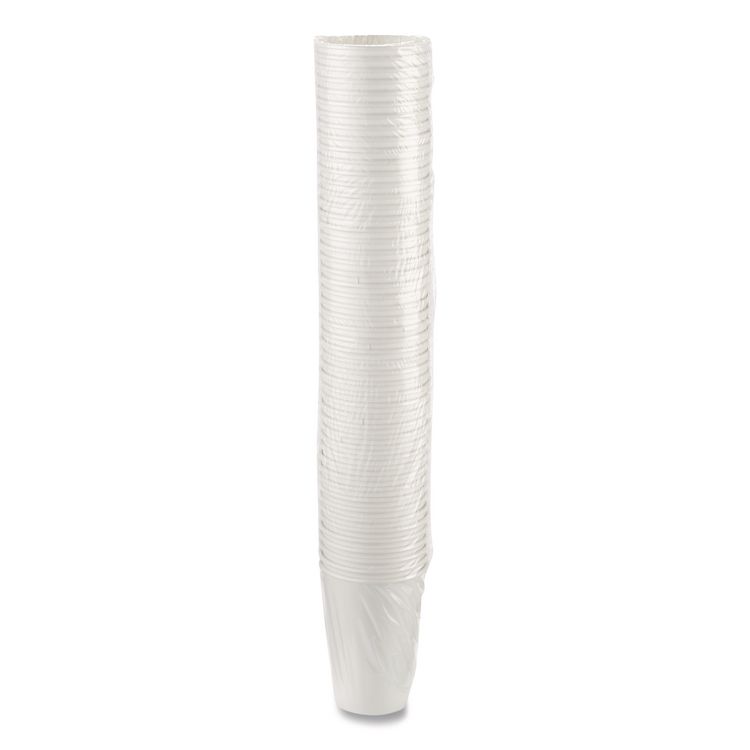 Paper Hot Cups, 16 oz, White, 50/Sleeve, 20 Sleeves/Carton