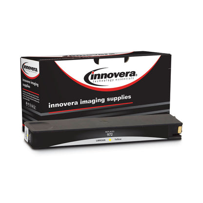 Remanufactured Yellow Ink, Replacement for 972 (L0R92AN), 3,000 Page-Yield