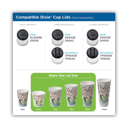 PerfecTouch Hot/Cold Cups, 12 oz, Paper, White, 50/Bag, 20 Bags/Carton