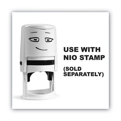 Ink Pad for NIO Stamp with Voucher, 2.75" x 2.75", Brave Red