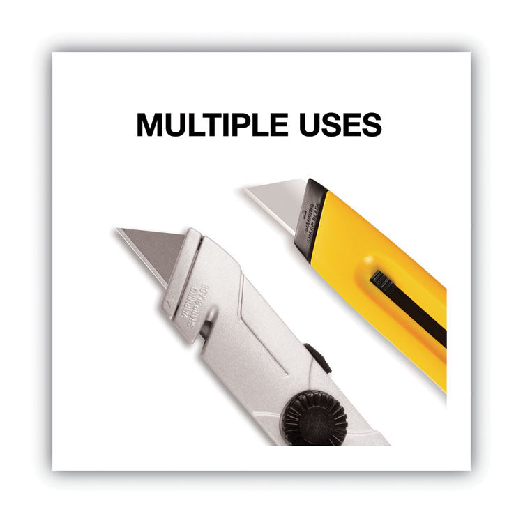 Heavy-Duty Utility Knife Blades, 10/Pack