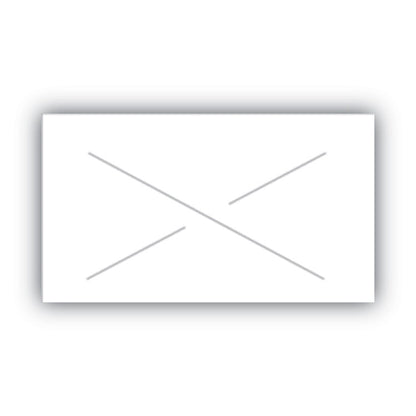 One-Line Pricemarker Labels, 0.44 x 0.81, White, 1,200/Roll, 3 Rolls/Box