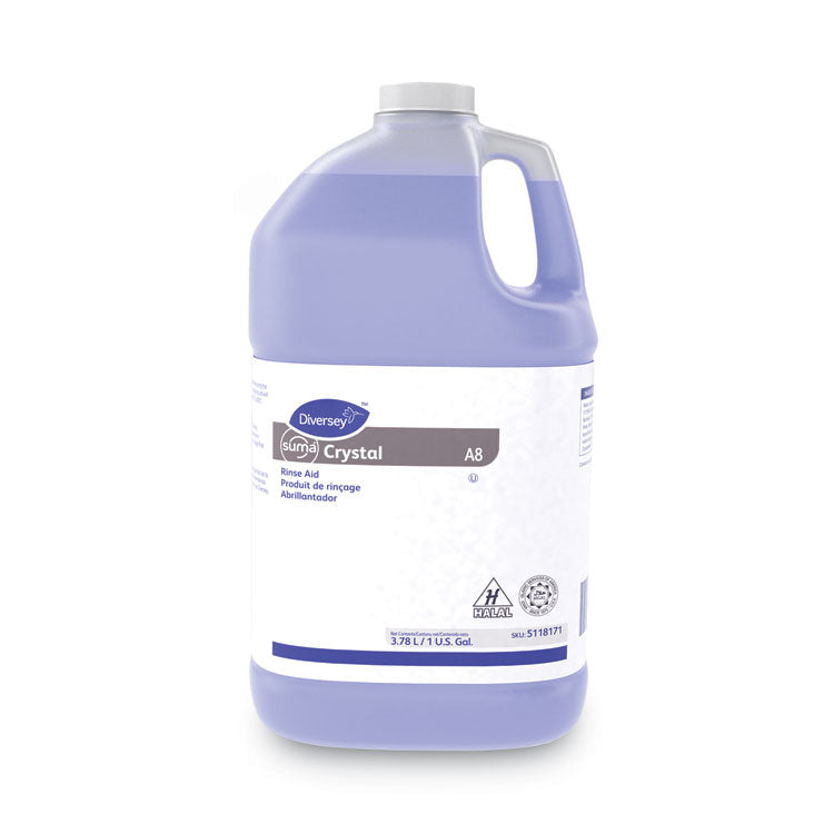 Suma Crystal A8 Concentrate, 1 gal Container, 4/Carton