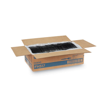 Plastic Cutlery, Heavyweight Fork, Black, 1,000/Carton