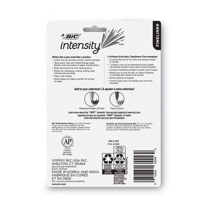 Intensity Porous Point Pen, Stick, Extra-Fine 0.4 mm, Assorted Ink and Barrel Colors, 10/Pack