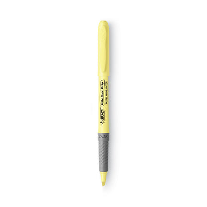 Brite Liner Grip Pocket Highlighter, Assorted Ink Colors, Chisel Tip, Assorted Barrel Colors, 6/Pack