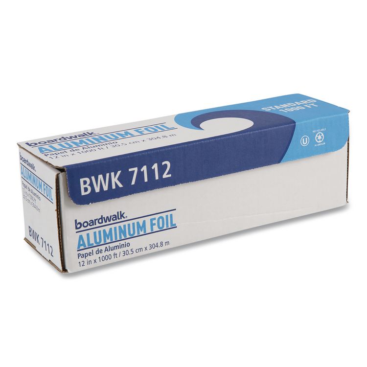 Standard Aluminum Foil Roll, 63 Gauge, 12" x 1,000 ft
