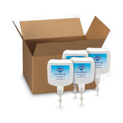 Antibacterial Gel Hand Sanitizer, 1,200 mL Refill, Fragrance-Free, 4/Carton