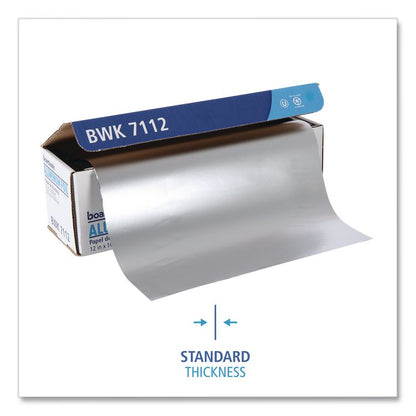 Standard Aluminum Foil Roll, 63 Gauge, 12" x 1,000 ft