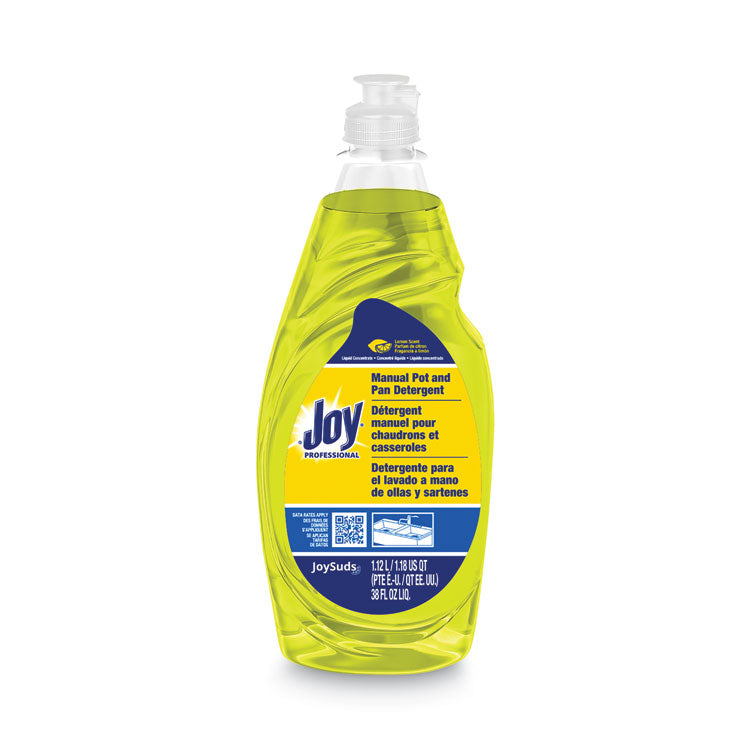 Dishwashing Liquid, Lemon Scent, 38 oz Bottle