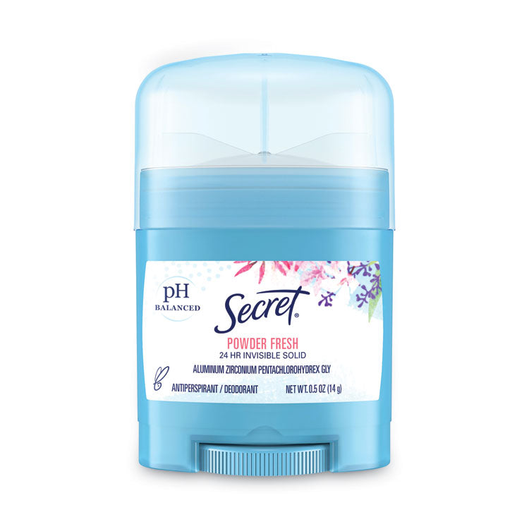 Invisible Solid Anti-Perspirant and Deodorant, Powder Fresh Scent, 0.5 oz Stick