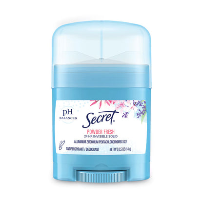 Invisible Solid Anti-Perspirant and Deodorant, Powder Fresh Scent, 0.5 oz Stick