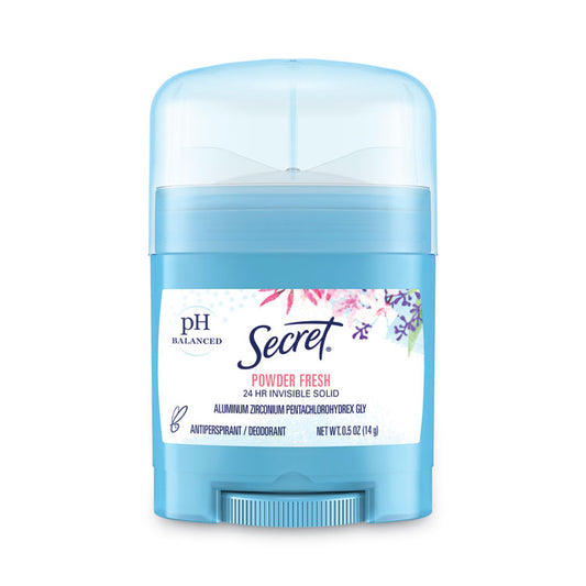 Invisible Solid Anti-Perspirant and Deodorant, Powder Fresh Scent, 0.5 oz Stick (Each)