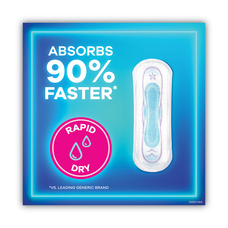 Ultra Thin Pads, Size 2, Super Long Absorbency, 40/Pack, 6 Packs/Carton