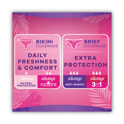 Thin Daily Panty Liners, Regular Absorbency, 120/Pack