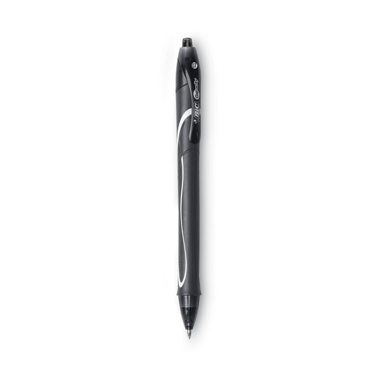 Gel-ocity Quick Dry Gel Pen, Retractable, Fine 0.7mm, Assorted Ink and Barrel Colors, Dozen