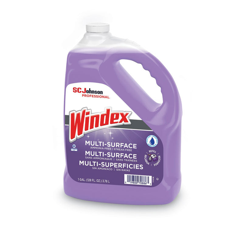 Non-Ammoniated Glass/Multi Surface Cleaner, 128 oz Bottle