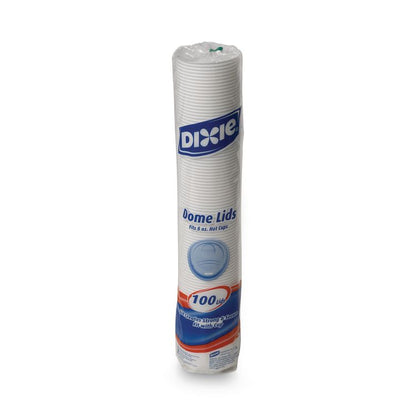 Drink-Thru Lid, Fits 8 oz Hot Cups, Plastic, White, 1,000/Carton