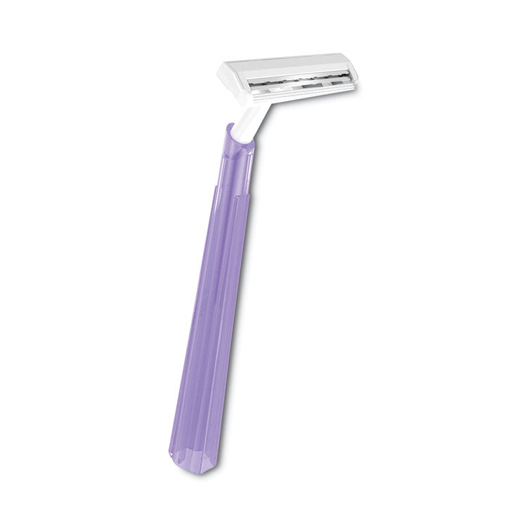Silky Touch Women's Disposable Razor, 2 Blades, Assorted Colors, 10/Pack