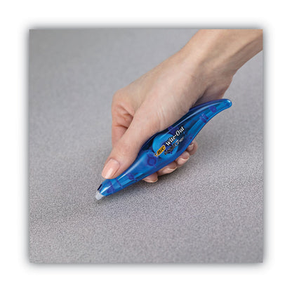 Wite-Out Brand Exact Liner Correction Tape, Non-Refillable, 0.2" x 19.67 ft, White Tape, Assorted Dispenser Colors, 2/Pack