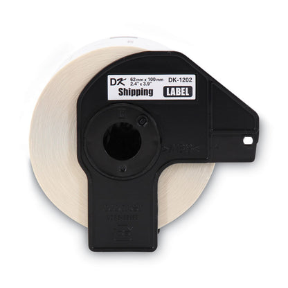 Die-Cut Shipping Labels, 2.4" x 3.9", White, 300 Labels/Roll