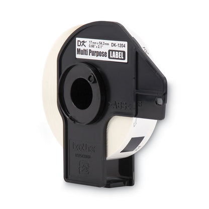 Die-Cut Multipurpose Labels, 0.66" x 2.1", White, 400 Labels/Roll