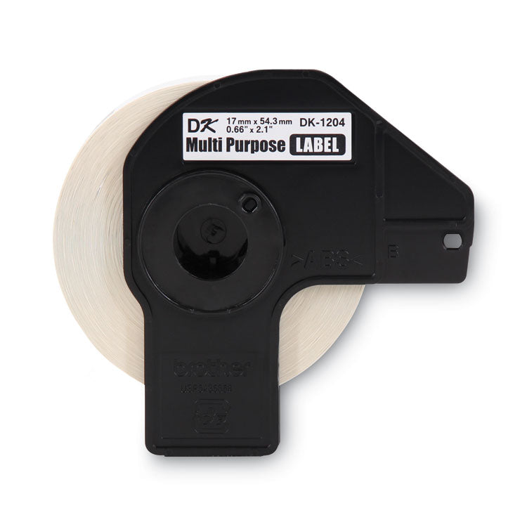 Die-Cut Multipurpose Labels, 0.66" x 2.1", White, 400 Labels/Roll