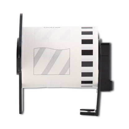 Continuous Film Label Tape, 2.4" x 50 ft Roll, Clear