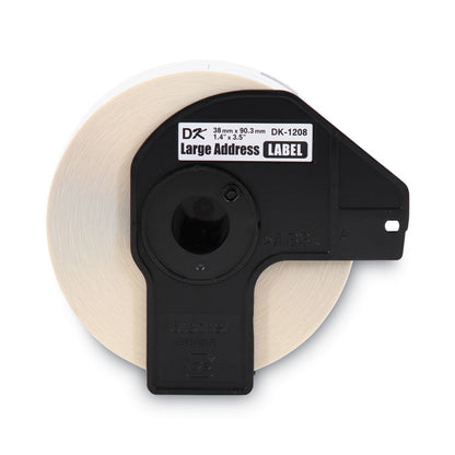 Die-Cut Address Labels, 1.4" x 3.5", White, 400 Labels/Roll