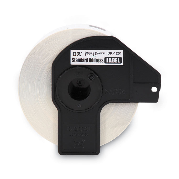 Die-Cut Address Labels, 1.1" x 3.5", White, 400 Labels/Roll