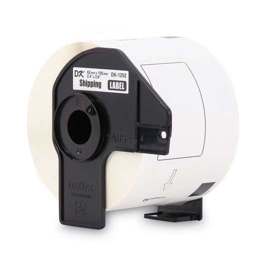 Die-Cut Shipping Labels, 2.4" x 3.9", White, 300 Labels/Roll