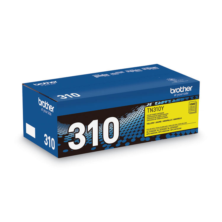 TN310Y Toner, 1,500 Page-Yield, Yellow