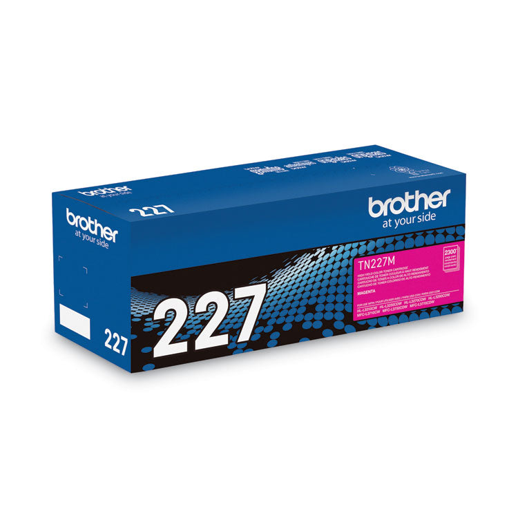 TN227M High-Yield Toner, 2,300 Page-Yield, Magenta