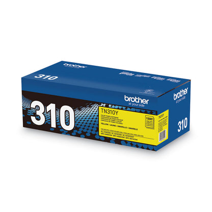 TN310Y Toner, 1,500 Page-Yield, Yellow
