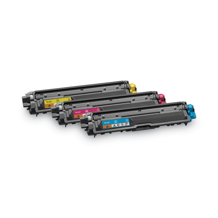 TN2213PK Toner, 1,400 Page-Yield, Cyan/Magenta/Yellow
