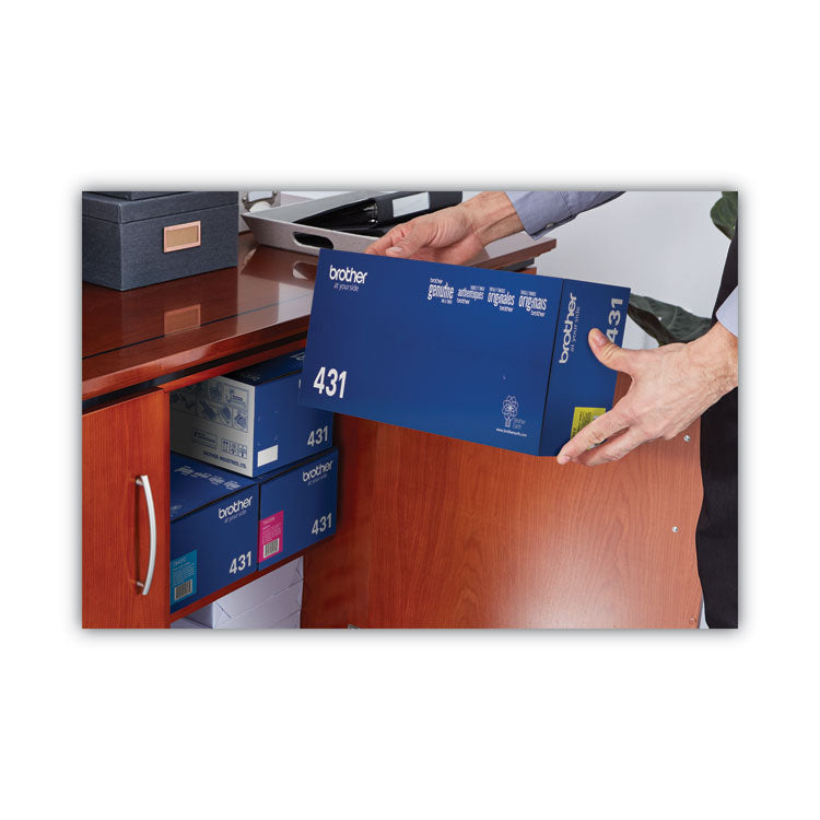 TN431Y Toner, 1,800 Page-Yield, Yellow