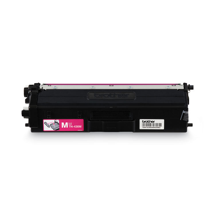 TN436M Super High-Yield Toner, 6,500 Page-Yield, Magenta