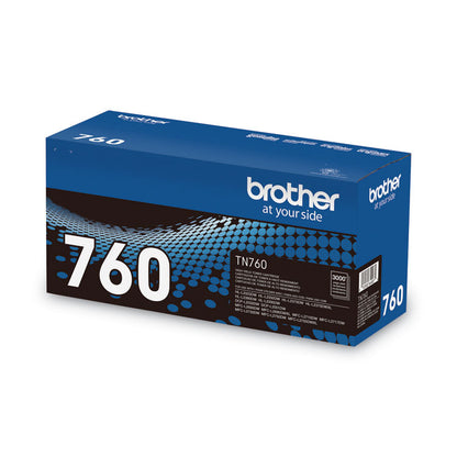 TN760 High-Yield Toner, 3,000 Page Yield, Black