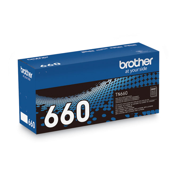 TN660 High-Yield Toner, 2,600 Page Yield, Black