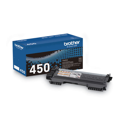 TN450 High Yield Toner, 2,600 Page-Yield, Black