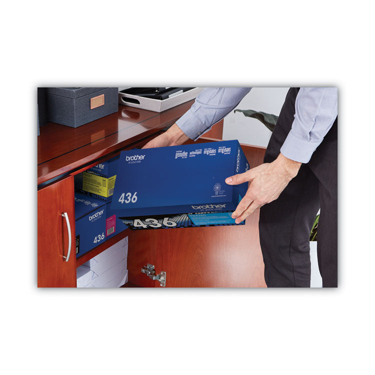 TN436C Super High-Yield Toner, 6,500 Page-Yield, Cyan