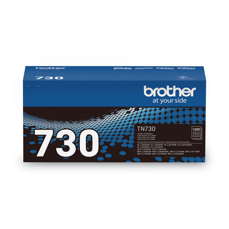 TN730 Toner, 1,200 Page Yield, Black
