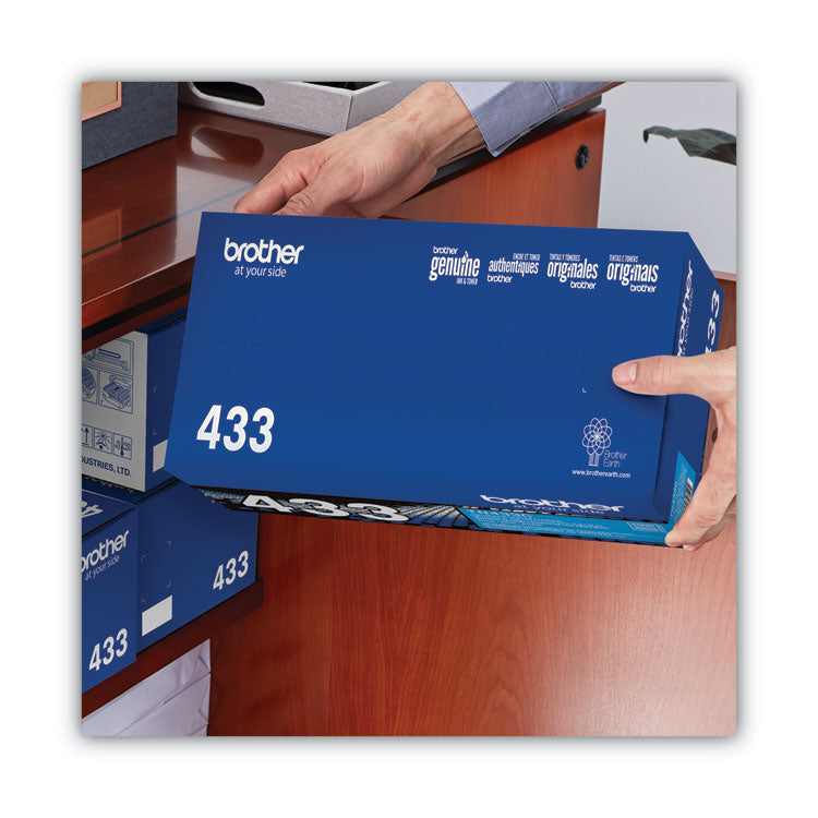 TN433C High-Yield Toner, 4,000 Page-Yield, Cyan